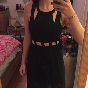 Black maxi dress